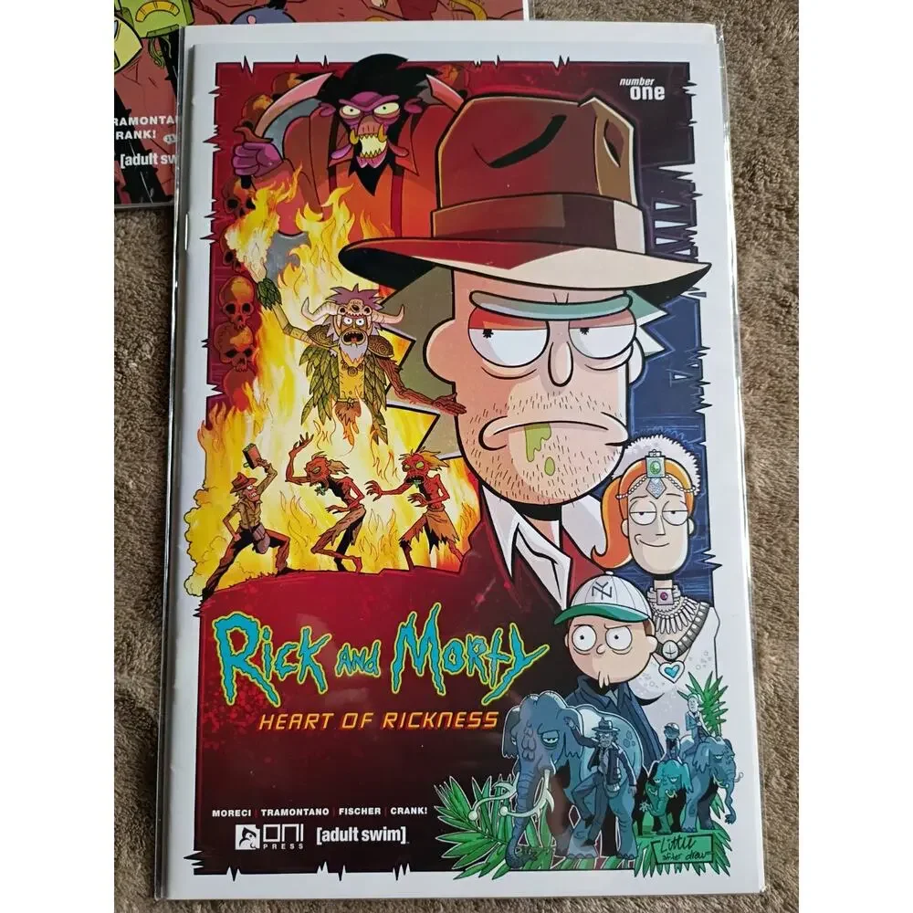 Rick and Morty Heart of Rickness #1-4 NM complete series 4 Book Lot Vf To NM